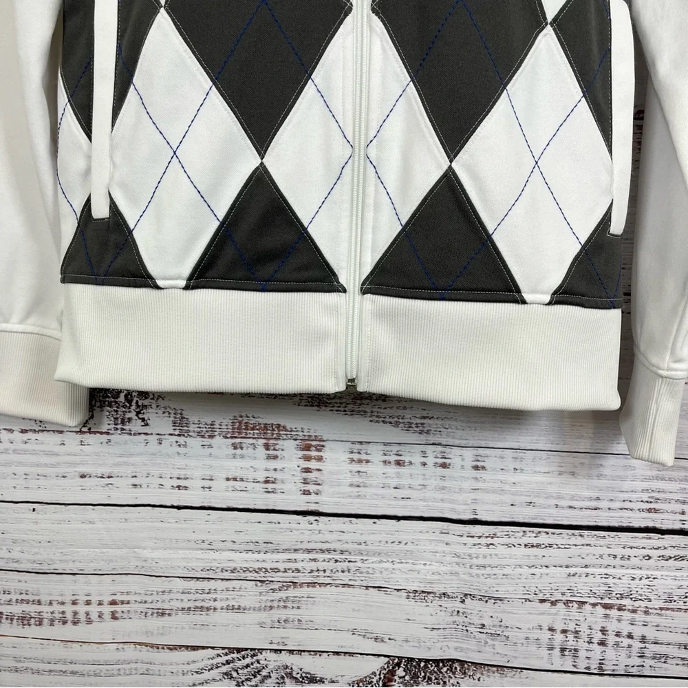 Express white argyle